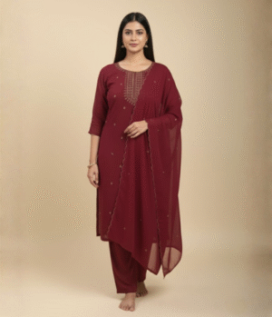 Georgette Kurthi Bottom Dupatta