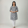 Women Floral Printed kurti Cotton Blend