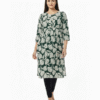 Floral Printed Cotton Blend Kurti