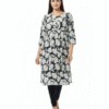Floral Printed Cotton Blend Kurti