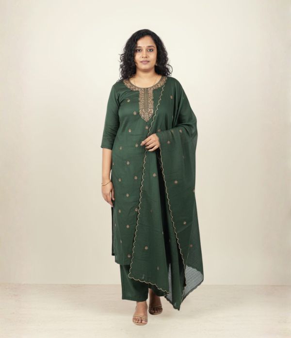 Crinkle Rayon Kurthi Bottom Duppatta
