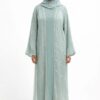 Outer organza cloth Inner cey cloth Abaya